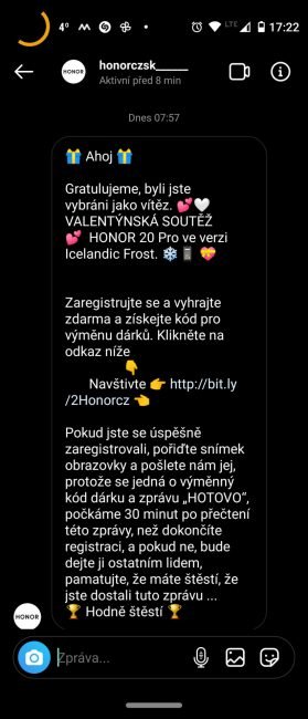 honor fake soutez