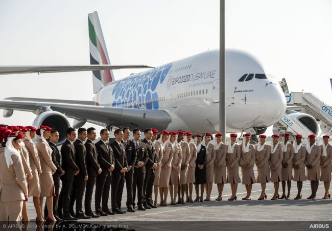 Emirates crew – Dubai Airshow 2019