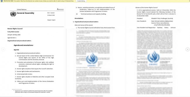 fake document