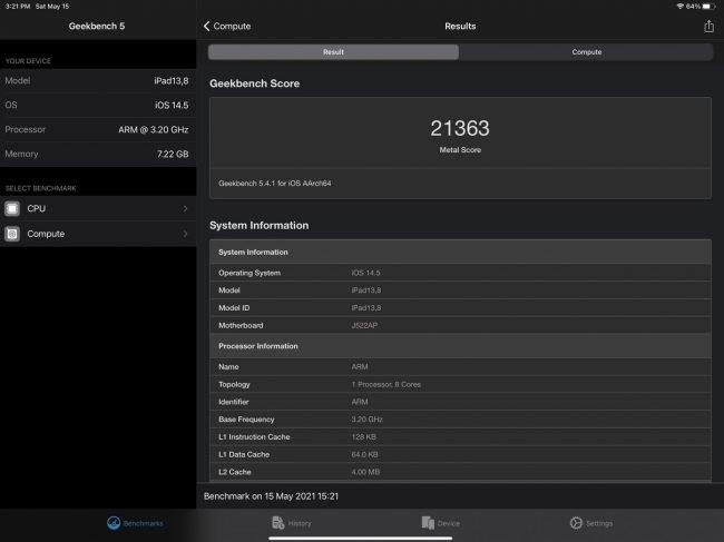 ipad pro benchmark
