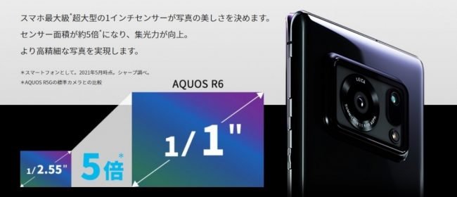sharp aquos r6 2