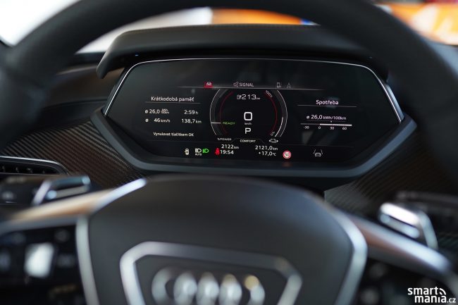 Audi etron GT displeje 02
