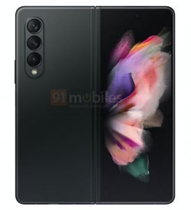 Galaxy Z Fold 3 Black 3