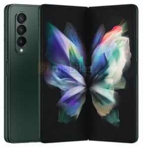 Galaxy Z Fold 3 Green 2