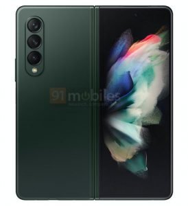 Galaxy Z Fold 3 Green 3