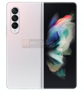 Galaxy Z Fold 3 pink 3