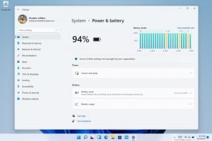 Settings PowerBattery