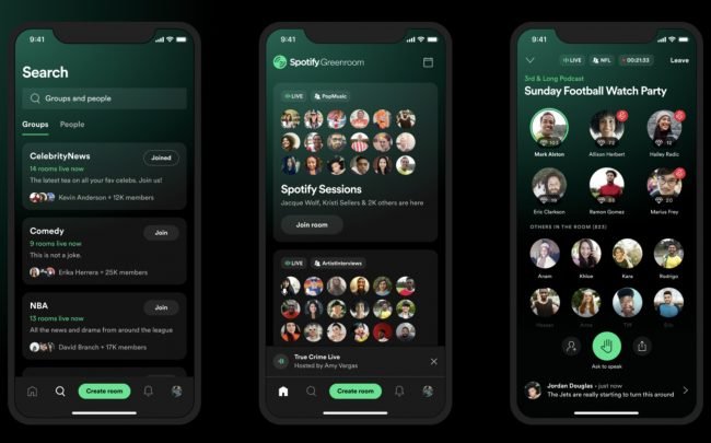 Spotify Greenroom Spotify Greenroom