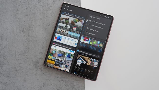 Fold Chrome prohlizec Android browser Fold Chrome prohlizec Android browser