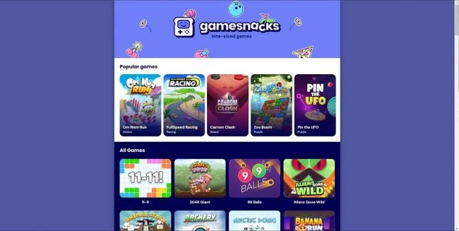 Gamesnacks HTML5 games Gamesnacks HTML5 games