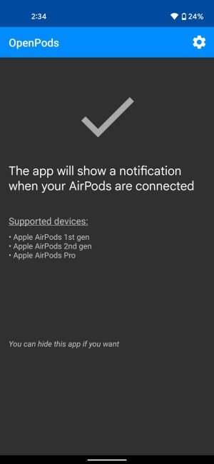 Open Pods home page