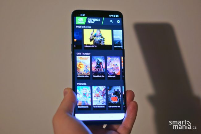 Oppo Reno 5 5G hry 1 GeForce Now