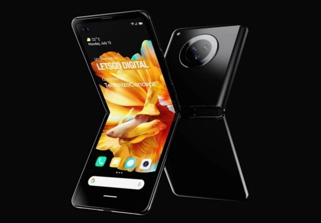 xiaomi flip phone design renders