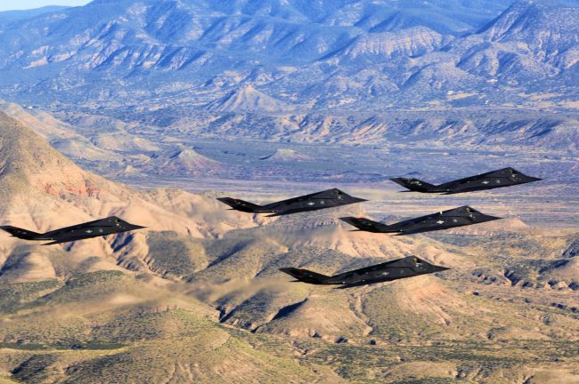 F 117 Nighthawks over New Mexico F 117 Nighthawks over New Mexico