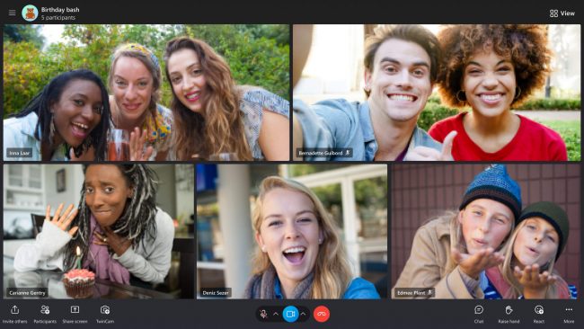 Volání přes Skype