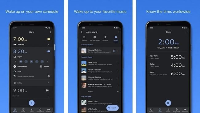 google alarm