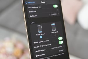 iphone iOS15 Safari nastaveni