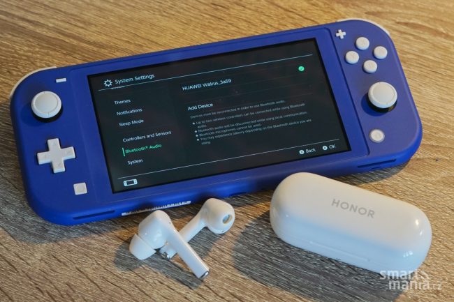 nintendo switch lite konzole console bluetooth sluchatka 1