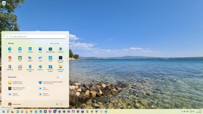 Start vlevo