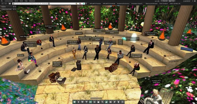 Academia Electronica second life