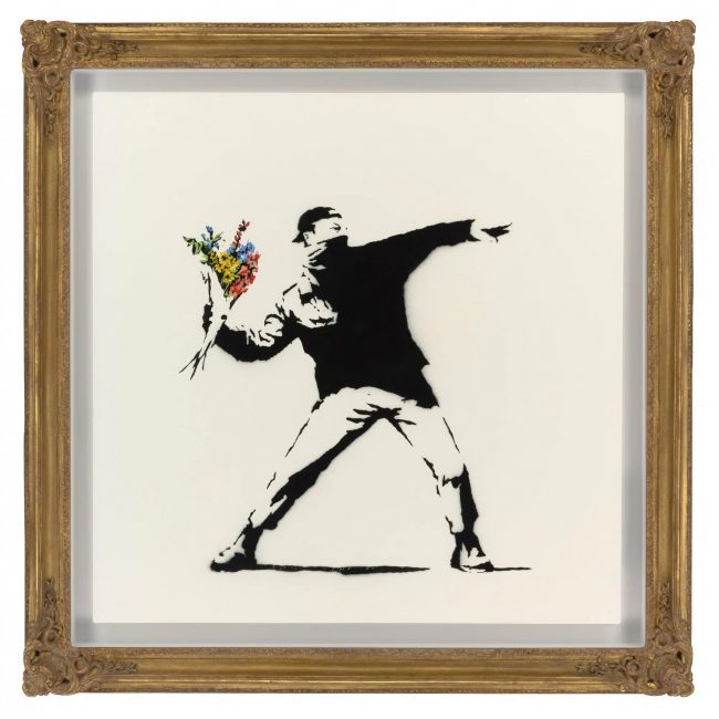 Banksy Love is in the Air