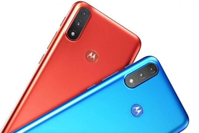 Motorola Moto E7 Power Blue Red