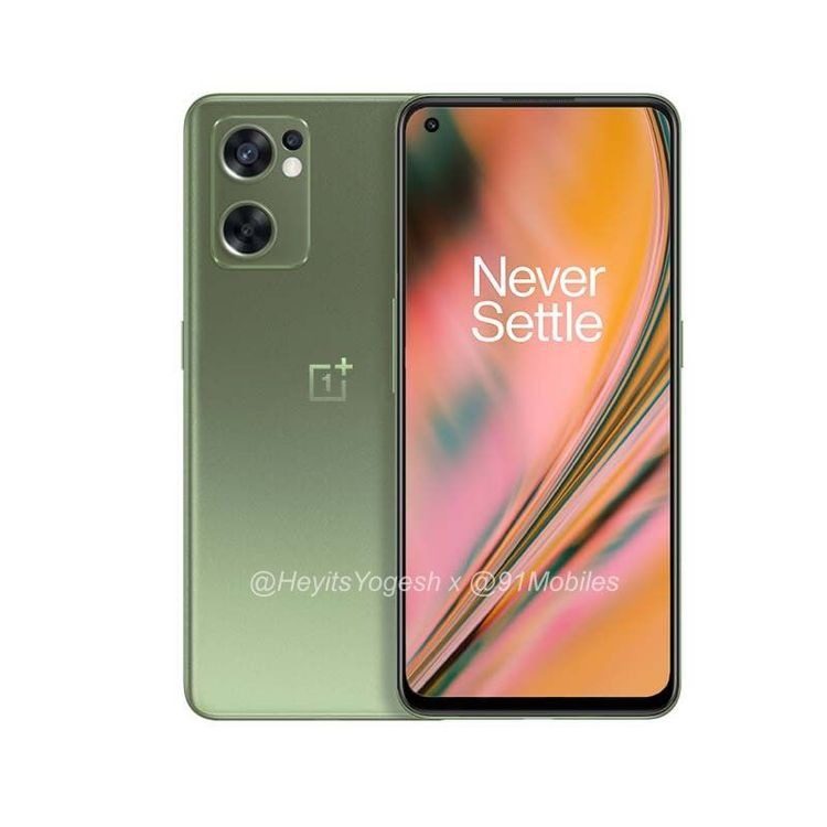 oneplus nord 2 ce green render
