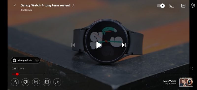 YouTube video player redesign an YouTube video player redesign an