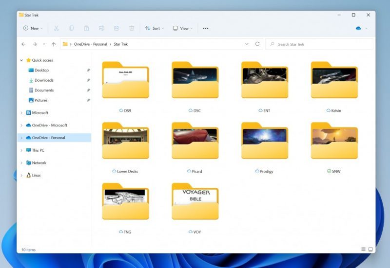 folder thumbnail