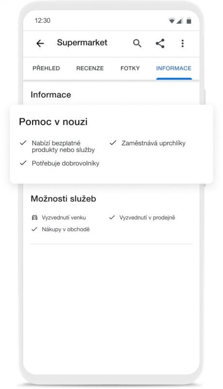 Moje firma na Googlu Pomoc v nouzi