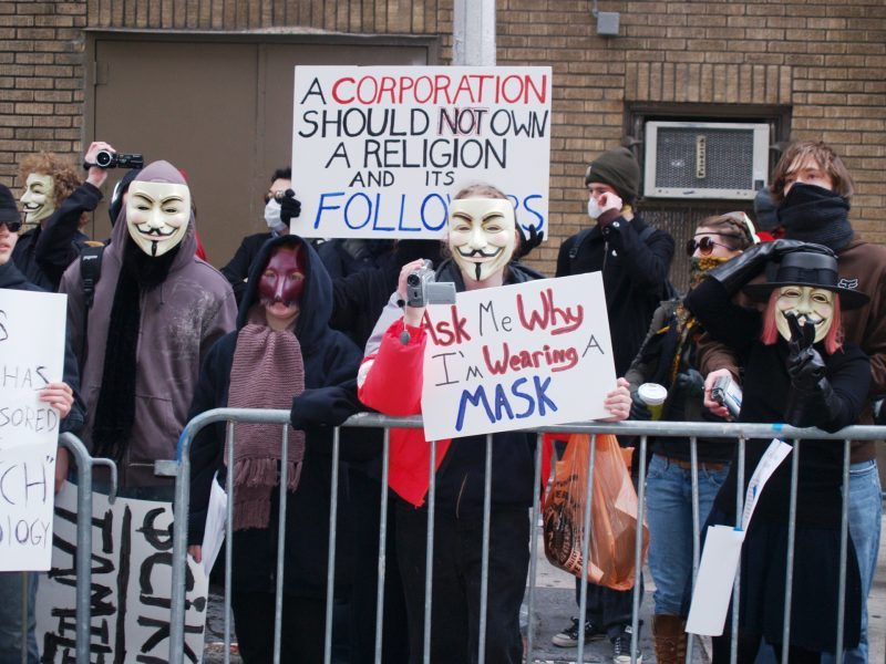anonymous scientologie protest