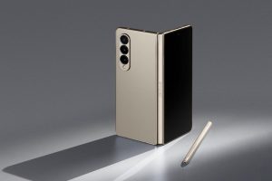 galaxy z fold 4 beige