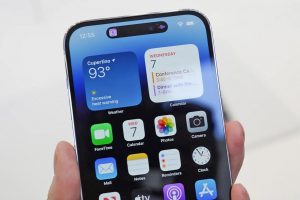Dynamic Island na iPhonu 14 Pro