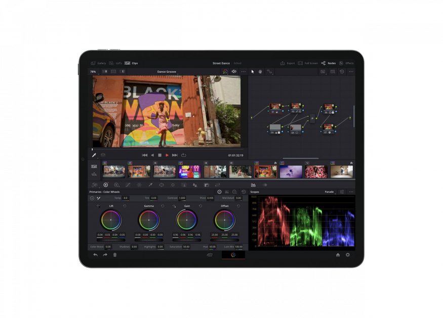 DaVinci Resolve for iPad Color