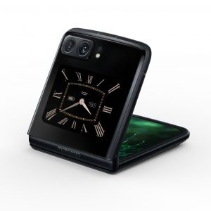motorola razr 2022 AdvPack clock