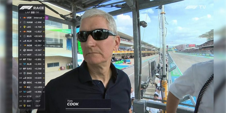 tim cook formula 1