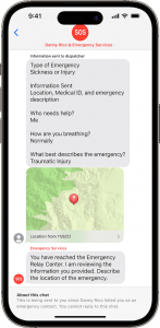 ios 16 iphone 14 pro message emergency services