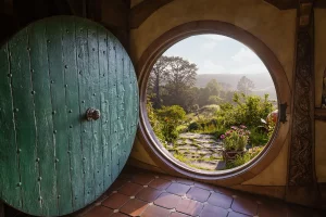 04 Hobbiton Airbnb View from Hobbit Hole Credit Larnie Nicolson