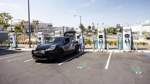 Porsche Macan EV testing 1
