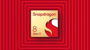 Logo čipsetu Snapdragon 8 Gen 2 od společnosti Qualcomm