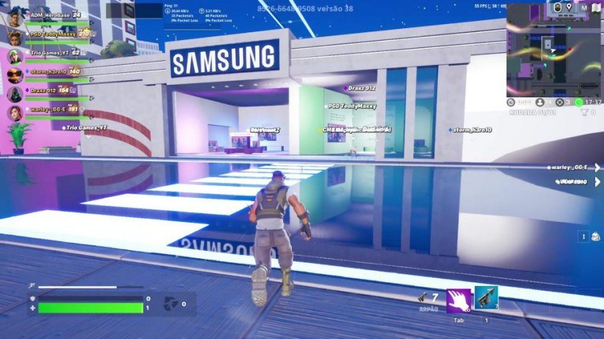 Fortnite samsung island 1
