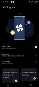 ZTE Nubia RedMagic 8 Pro ventilátor
