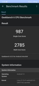 Screenshot 20230321 130916 Geekbench 6