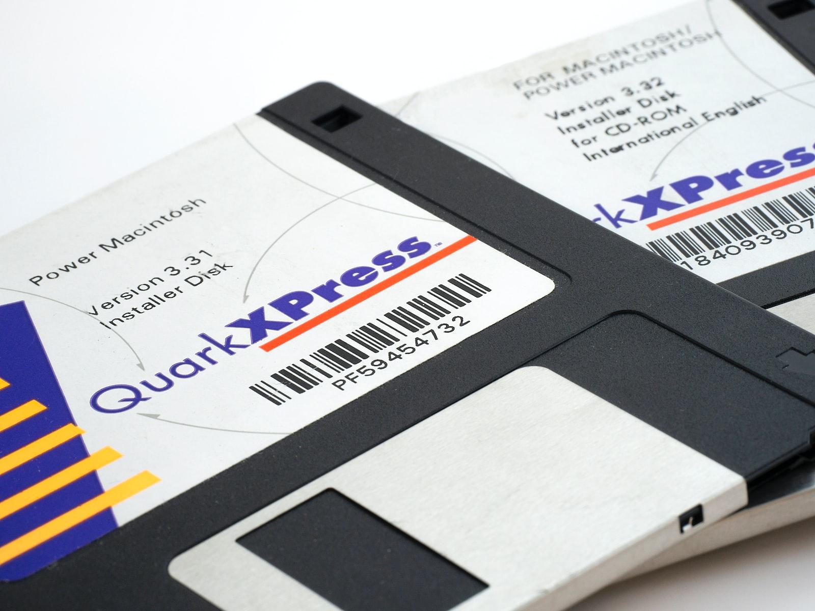two diskettes