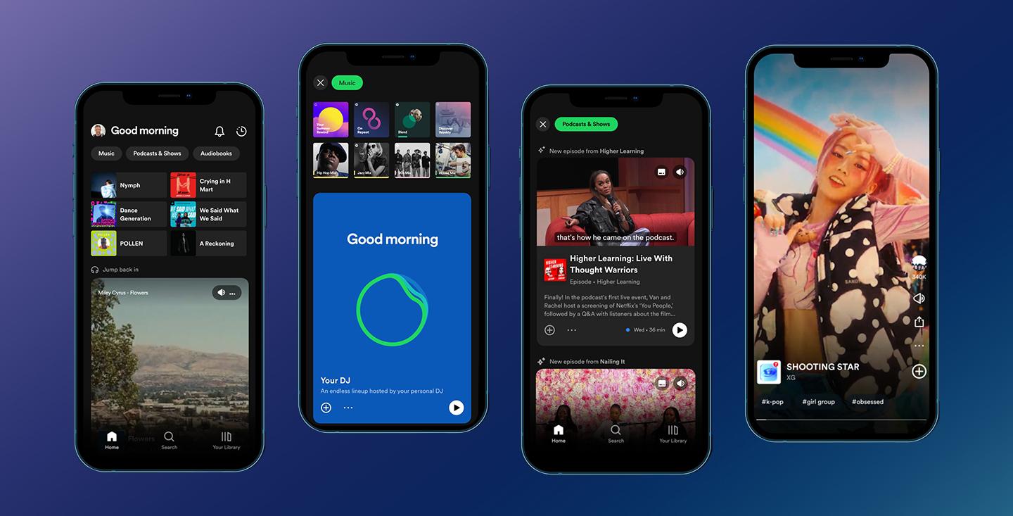 spotify redesign 2023
