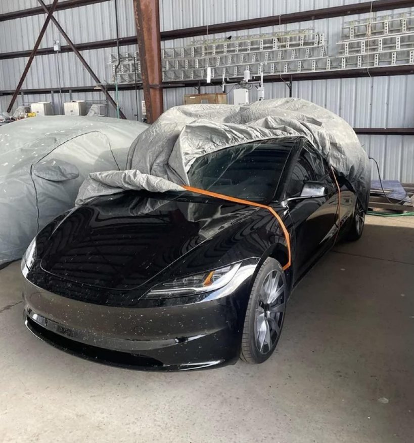 Alleged Tesla model 3 refresh