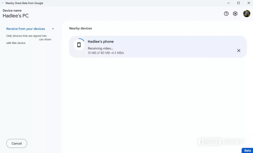 Nearby Share Windows app.jpg Nearby Share Windows app jpg