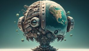 artificial intelligence world earth midjourney