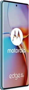 motorola edge 40 pro BasicPack Lunar Blue Dyn FrontSide Left 1