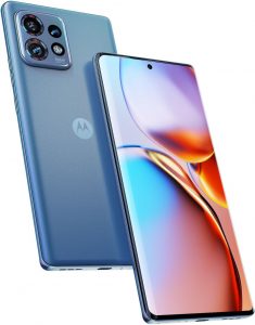 motorola edge 40 pro BasicPack Lunar Blue PDP Hero